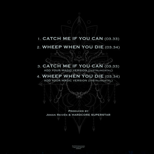 HARDCORE SUPERSTAR - CATCH ME IF YOU CAN / WEEP WHEN YOU DIE (12" VINYL)
