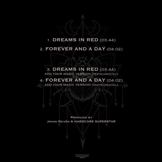 HARDCORE SUPERSTAR - DREAMS IN RED / FOREVER AND A DAY (12" VINYL)