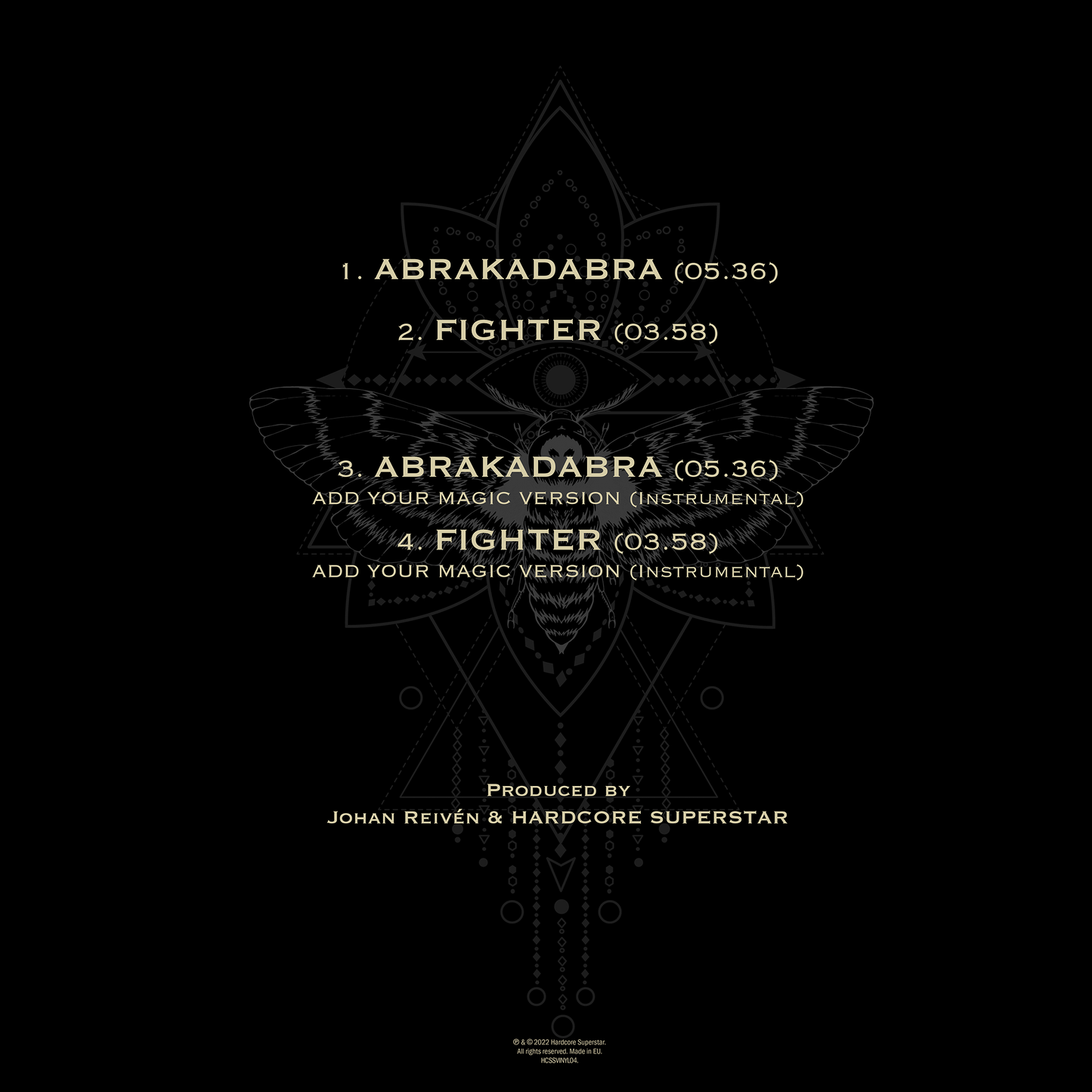 HARDCORE SUPERSTAR - ABRAKADABRA / FIGHTER (12" VINYL)